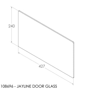 Jayline Door Glass (427x240mm)