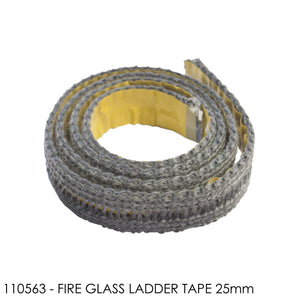 Fire Glass Ladder Tape 25mm - Per Metre (Minimum Order Quantity 2 Metres)
