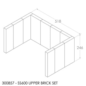 Jayline SS600/FR400 Brick Set (Upper)