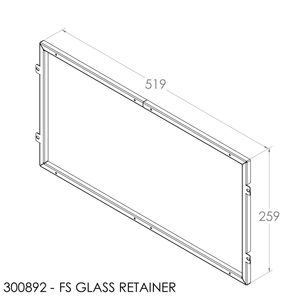 Jayline SS200/SS280/SS300 Glass Retainer