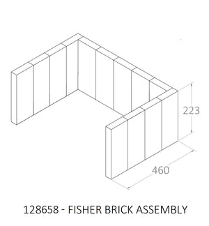 (BOM) FISHER BRICK SET LOCHINVAR (13)