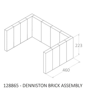 (BOM) FISHER DENNISTON  BRICK SET (12)