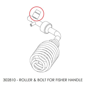 Roller & Bolt for Fisher Door Handle