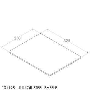 JAYLINE GEM/JUNIOR BAFFLE 250X325X6MM STEEL