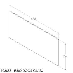 Jayline Door Glass (488x228mm)