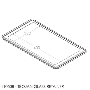 Jayline Classic Glass Retainer (Press Fit) 460x265mm