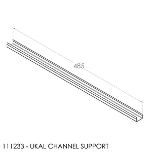 JAYLINE BAFFLE SUPPORT SS CHANNEL F/S I/B FOR 20mm