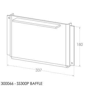 Jayline SS200/SS300 Baffle - Steel (337x205mm)