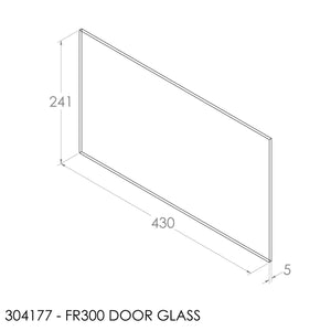 Jayline FR300 Door Glass (430x241x5mm)