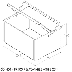 Jayline FR400 Removable Ash Box