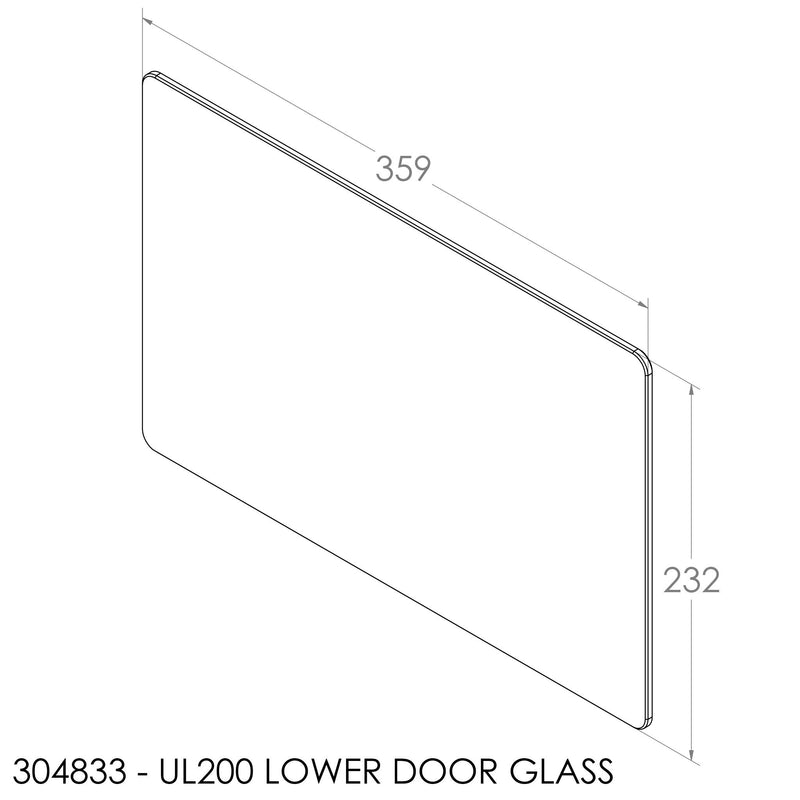 Jayline UL200 Lower Door Glass (IR Max) – Jayline Parts Store